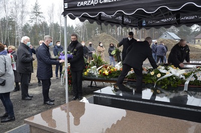 Pogrzeb Józefa Szylera - uczestnika strajków na Wybrzeżu w 1970 r. Fot. Katarzyna Gajda-Bator