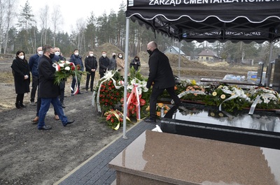 Pogrzeb Józefa Szylera - uczestnika strajków na Wybrzeżu w 1970 r. Fot. Katarzyna Gajda-Bator
