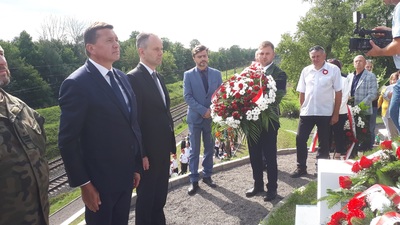 Uroczyste obchody 101. rocznicy bitwy pod Zadwórzem.