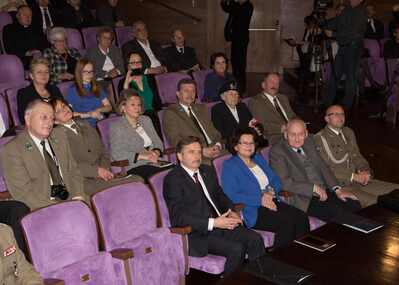 Uczestnicy gali V edycji Nagrody Honorowej "Świadek Historii"