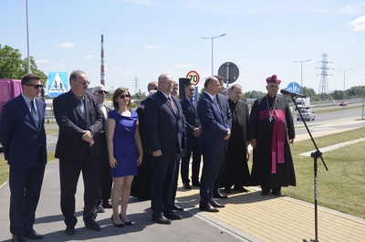 Odsłonięcie ronda im. Rodziny Ulmów w Rzeszowie. Fot. K. Gajda-Bator
