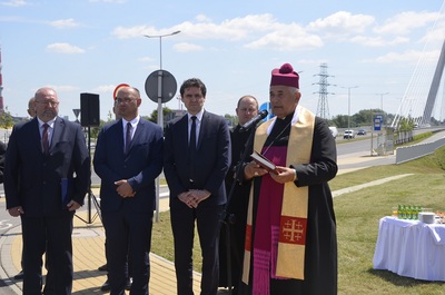 Odsłonięcie ronda im. Rodziny Ulmów w Rzeszowie. Fot. K. Gajda-Bator