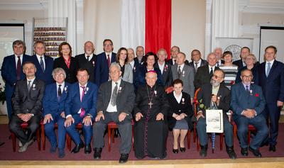 Uroczystość wręczenia Krzyży Wolności i Solidarności działaczom opozycji antykomunistycznej. Fot. Igor Witowicz.