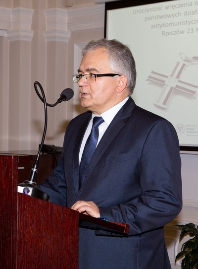 Uroczystość wręczenia Krzyży Wolności i Solidarności działaczom opozycji antykomunistycznej. Fot. Igor Witowicz.