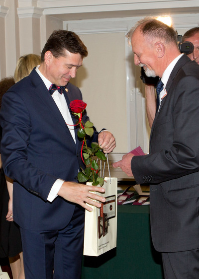 Uroczystość wręczenia Krzyży Wolności i Solidarności działaczom opozycji antykomunistycznej. Fot. Igor Witowicz.