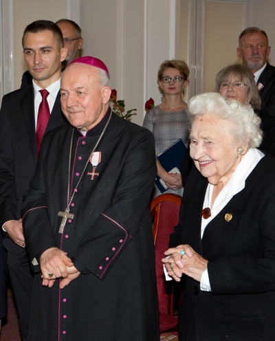 Uroczystość wręczenia Krzyży Wolności i Solidarności działaczom opozycji antykomunistycznej. Fot. Igor Witowicz.