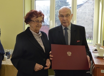 Brat Leopolda Rząsy pan Eugeniusz Rząsa z żoną. Fot. K. Gajda-Bator