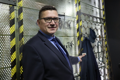 Zwiedzanie Muzeum Jana Pawła II oraz wystawy „A jutro jest nieznane. Podziemna Solidarność w Stalowej Woli 1982-1989”. Fot. Katarzyna Gajda-Bator (IPN)