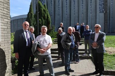 Zwiedzanie Muzeum Jana Pawła II oraz wystawy „A jutro jest nieznane. Podziemna Solidarność w Stalowej Woli 1982-1989”. Fot. Katarzyna Gajda-Bator (IPN)