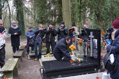 Uroczystość na Cmentarzu Centralnym w Szczecinie; fot. M. Ruczyńska