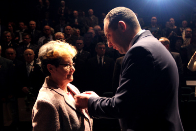 Uroczystość wręczenia Krzyży Wolności i Solidarności, fot. M. Manowski