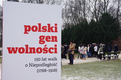 Prezentacja wystawy „Polski gen wolności. 150 lat walk o niepodległość”, fot. M.Ruczyńska