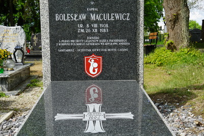77. Rocznica Bitwy o Monte Cassino - hołd dla uczestnika bitwy kaprala Bolesława Maculewicza