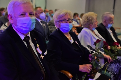 Uroczystość wręczenia Krzyży Wolności i Solidarności działaczom opozycji antykomunistycznej, Szczecin, 2021 (fot. Marcin Manowski/IPN Oddział w Szczecinie)