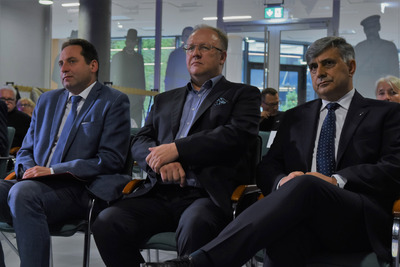 Uroczystość wręczenia Krzyży Wolności i Solidarności działaczom opozycji antykomunistycznej, Szczecin, 2021 (fot. Marcin Manowski/IPN Oddział w Szczecinie)