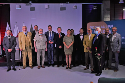 Uroczystość wręczenia Krzyży Wolności i Solidarności działaczom opozycji antykomunistycznej, Szczecin, 2021 (fot. Marcin Manowski/IPN Oddział w Szczecinie)