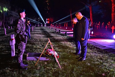 Obchody 82. rocznicy wybuchu II wojny światowej w Stargardzie, 2021 (fot. Marcin Manowski/IPN Szczecin)