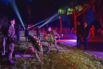 Obchody 82. rocznicy wybuchu II wojny światowej w Stargardzie, 2021 (fot. Marcin Manowski/IPN Szczecin)