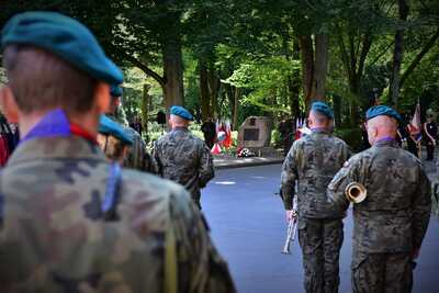 Obchody 82. rocznicy wybuchu II wojny światowej w Szczecinie, 2021 (fot. Marcin Manowski/IPN Szczecin)