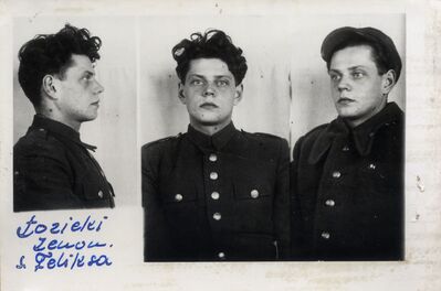 Zdjęcie sygnalityczne Zenona Łozickiego. (IPN Sz 00101/135 t. 7, k. 399).