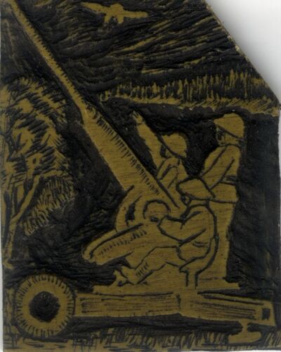 Matryca wykonana z PCV służąca do produkcji znaczków pocztowych „Solidarności” o tematyce II wojny światowej