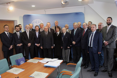 Członkowie Komtetu Ochrony Pamięci Walk i Męczeństwa przy Oddziale IPN w Szczecinie. fot. M. Manowski