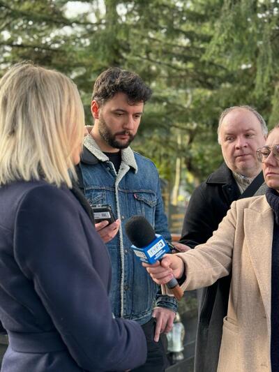 Prezentacja nagrobka Powstańca Wielkopolskiego – Marcina Kalmana – Gorzów Wielkopolski, 16 lutego 2024 r.