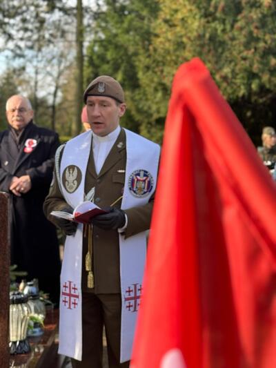 Prezentacja nagrobka Powstańca Wielkopolskiego – Marcina Kalmana – Gorzów Wielkopolski, 16 lutego 2024 r.