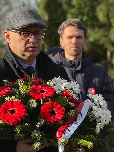 Prezentacja nagrobka Powstańca Wielkopolskiego – Marcina Kalmana – Gorzów Wielkopolski, 16 lutego 2024 r.