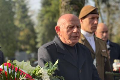 Prezentacja nagrobka Powstańca Wielkopolskiego – Marcina Kalmana – Gorzów Wielkopolski, 16 lutego 2024 r.