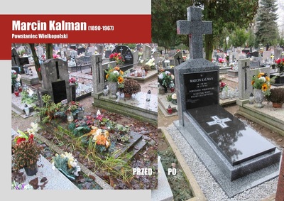 Prezentacja nagrobka Powstańca Wielkopolskiego – Marcina Kalmana – Gorzów Wielkopolski, 16 lutego 2024 r.