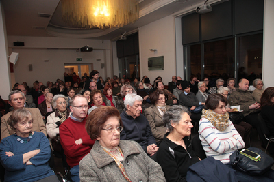 „Wieczór z Józefem Czapskim. W 25. rocznicę śmierci malarza, pisarza, żołnierza, więźnia Starobielska i Griazowca”. Fot. Piotr Życieński (IPN)