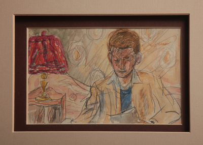 W trakcie spotkania zostały pokazane nieznane szkice Józefa Czapskiego z prywatnej kolekcji. Fot. Piotr Życieński (IPN)