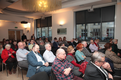 Dyskusja wokół książki „Problemy wsi w Polsce w latach 1956–1980 w świetle listów do władz centralnych” – Warszawa, 5 kwietnia 2018. Fot. Piotr Życieński (IPN)