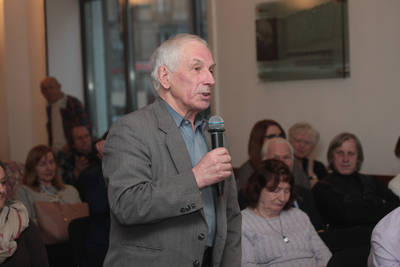 Dyskusja wokół książki „Problemy wsi w Polsce w latach 1956–1980 w świetle listów do władz centralnych” – Warszawa, 5 kwietnia 2018. Fot. Piotr Życieński (IPN)