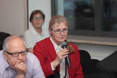 Dyskusja wokół książki „Problemy wsi w Polsce w latach 1956–1980 w świetle listów do władz centralnych” – Warszawa, 5 kwietnia 2018. Fot. Piotr Życieński (IPN)