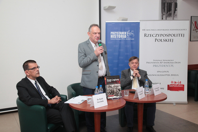 Prezentacja albumu „Białe legiony 1914–1918. Od Legionu Puławskiego do I Korpusu Polskiego” – Warszawa, 27 września 2018. Fot. Piotr Życieński (IPN)