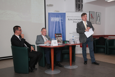 Prezentacja albumu „Białe legiony 1914–1918. Od Legionu Puławskiego do I Korpusu Polskiego” – Warszawa, 27 września 2018. Fot. Piotr Życieński (IPN)