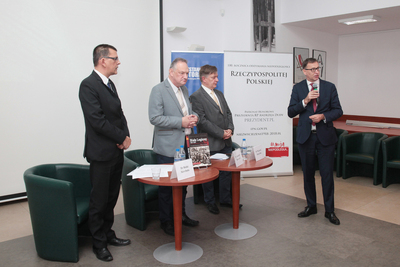 Prezentacja albumu „Białe legiony 1914–1918. Od Legionu Puławskiego do I Korpusu Polskiego” – Warszawa, 27 września 2018. Fot. Piotr Życieński (IPN)