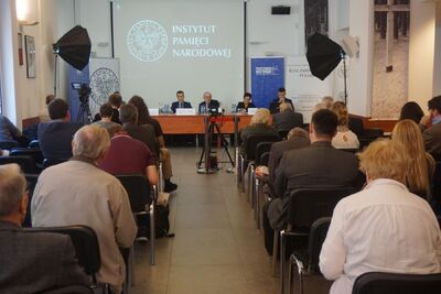 Konferencja naukowa „Warszawiacy wobec niepodległości. Działania mieszkańców Warszawy na rzecz odradzania się Rzeczypospolitej Polskiej w latach 1914-1921” – Warszawa, 18 października 2018. Fot. Aleksandra Wierzchowska (IPN)