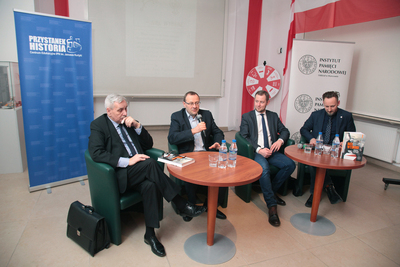 Dyskusja wokół książki „Bez wyboru. Głosowania do Sejmu PRL 1952–1989” – Warszawa, 11 grudnia 2018. Fot. Piotr Życieński (IPN)