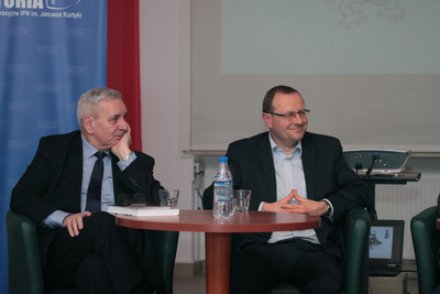 Dyskusja wokół książki „Bez wyboru. Głosowania do Sejmu PRL 1952–1989” – Warszawa, 11 grudnia 2018. Fot. Piotr Życieński (IPN)