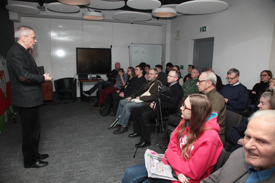 Seminarium popularnonaukowe „Z kamerą po II Rzeczypospolitej. Oblicza polskiego kina przedwojennego” – Warszawa, 14 stycznia 2019. Fot. Piotr Życieński (IPN)