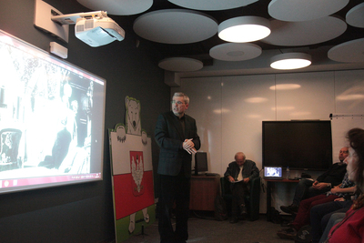 Seminarium popularnonaukowe „Z kamerą po II Rzeczypospolitej. Oblicza polskiego kina przedwojennego” – Warszawa, 14 stycznia 2019. Fot. Piotr Życieński (IPN)