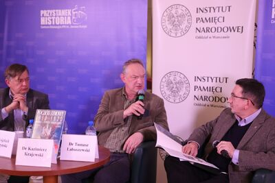 Dyskusja na temat polskich formacji wojskowych na Wschodzie – Warszawa, 21 lutego 2019. Fot. Aleksandra Wierzchowska (IPN)