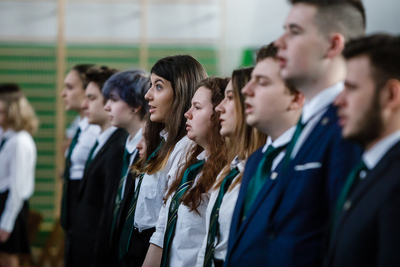 Uroczyste odsłonięcie tablicy upamiętniającej członków młodzieżowej organizacji antykomunistycznej – Warszawa, 1 marca 2019. Fot. Sławek Kasper (IPN)