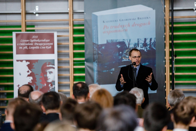 Uroczyste odsłonięcie tablicy upamiętniającej członków młodzieżowej organizacji antykomunistycznej – Warszawa, 1 marca 2019. Fot. Sławek Kasper (IPN)