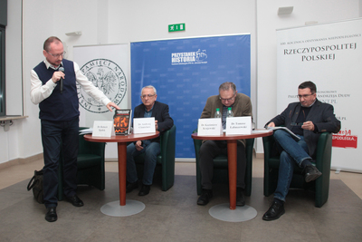 Dyskusja „Okupacyjna Warszawa. Porządek – bezpieczeństwo – demoralizacja” – Warszawa, 21 marca 2019. Fot. Piotr Życieński (IPN)