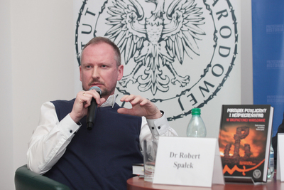 Dyskusja „Okupacyjna Warszawa. Porządek – bezpieczeństwo – demoralizacja” – Warszawa, 21 marca 2019. Fot. Piotr Życieński (IPN)