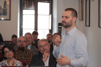 „Historycy o historii najnowszej (1939–1989). Jak pisać o dziejach współczesnych Polski. Doświadczenia indywidualne – stan historiografii – zadania na przyszłość” – Warszawa, 24 maja 2019. Fot. Piotr Życieński (IPN)